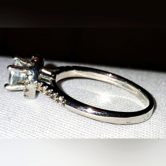 SOLITARE ENGAGEMENT RING Sz 10 - Picture 7 of 10